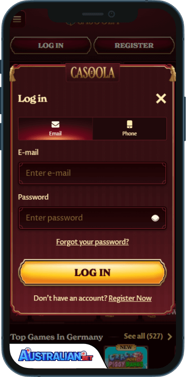 Casoola Casino Login
