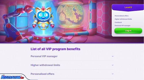 Robocat Casino vip programma