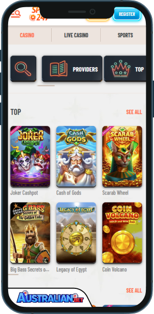 Spin247 Casino Mobile App