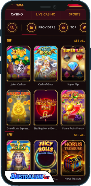 GrandClub Casino Mobile app