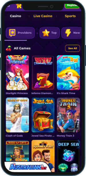 RoyalGame Casino Mobile app