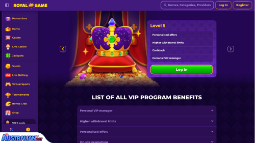 RoyalGame Casino vip programma