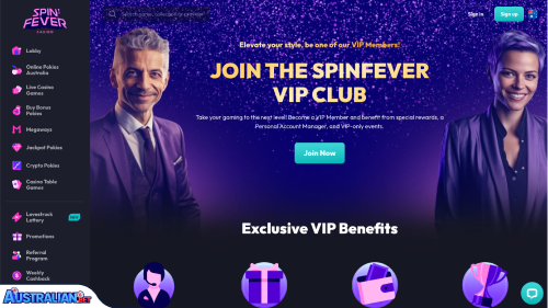 SpinFever Casino vip programma