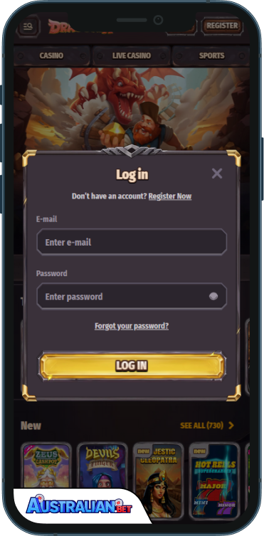 Dragonia Casino Login