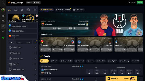OscarSpin Casino sport