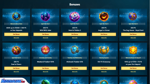 SpellWin Casino Bonuses