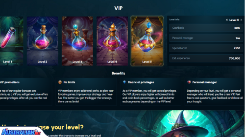 SpellWin Casino vip programma
