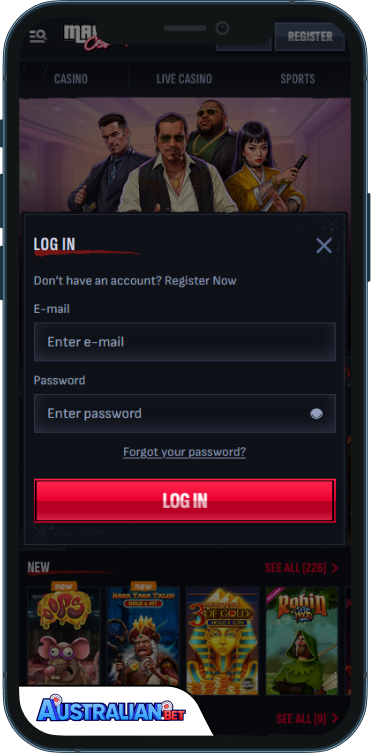 Mafia Casino Login