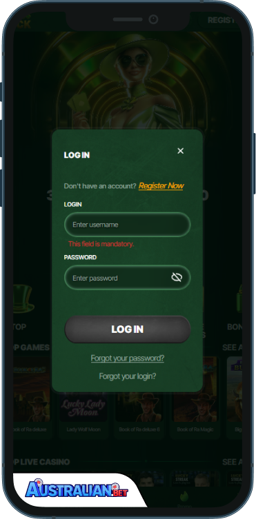 MyLuck Casino Login