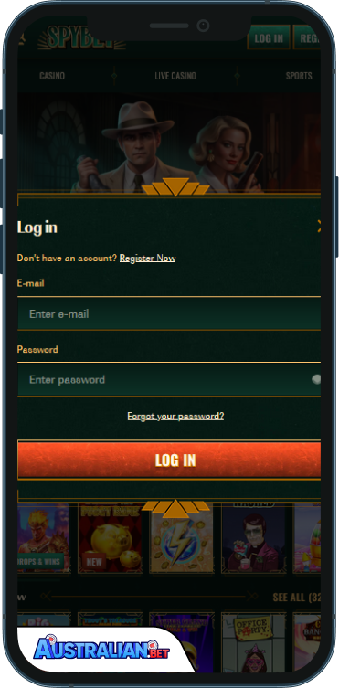 SpyBet Casino Login