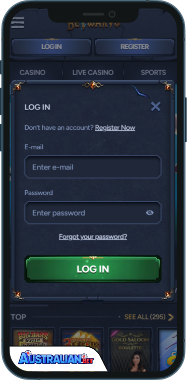 BetWarts Casino Login