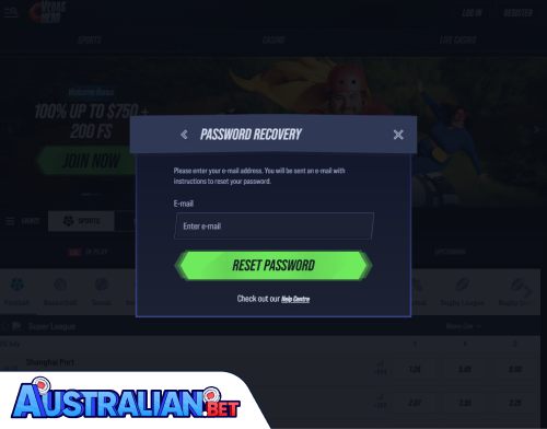 VegasHero Casino Problems Logging In