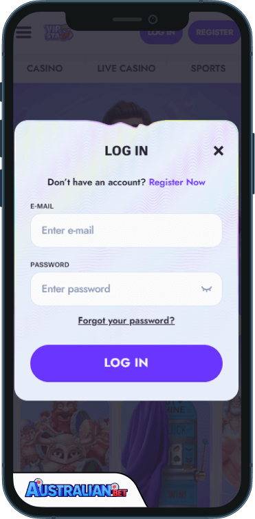 Vipsta Casino Login
