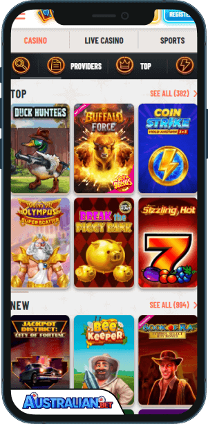 Wyns Casino Mobile app