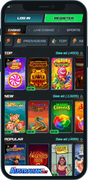 Spinational Casino Mobile app