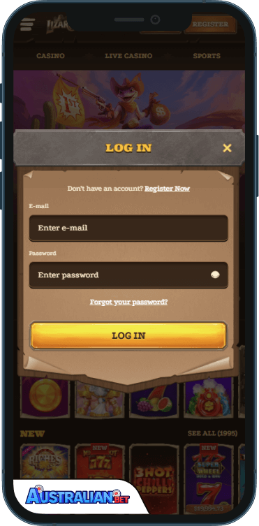 Lizaro Casino Login