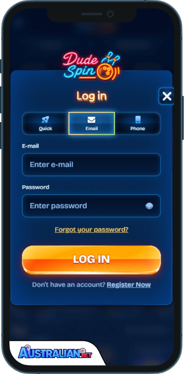 Dudespin Casino Login