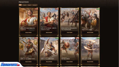 Lanista Casino Bonuses