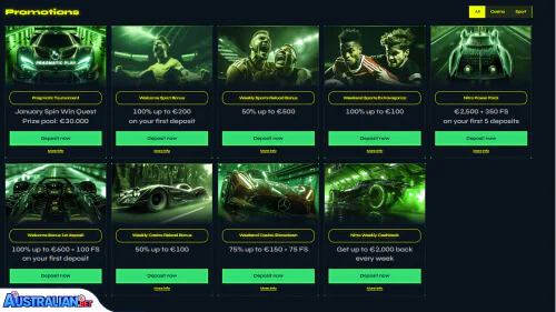 NitroBet Casino Bonuses