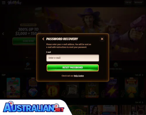 Westace Casino Problems Logging In