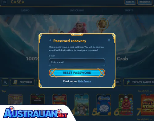 Casea Casino Problems Logging In