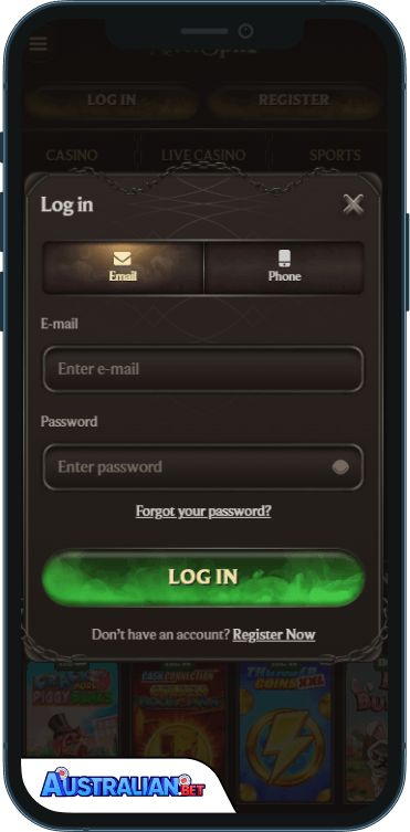 AlterSpin Casino Login