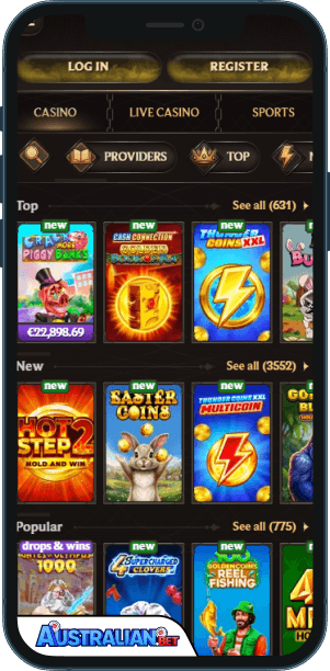 AlterSpin Casino Mobile app