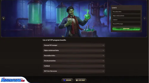 AlterSpin Casino vip programma