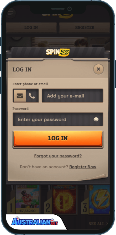 SpinBoss Casino Login