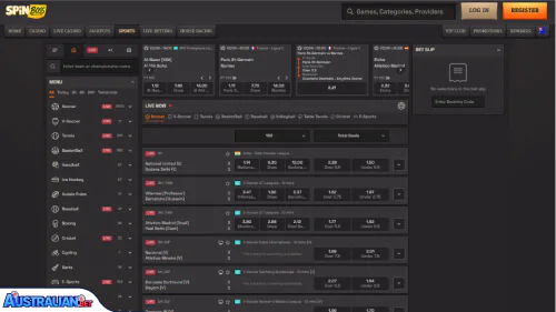 SpinBoss Casino Sport