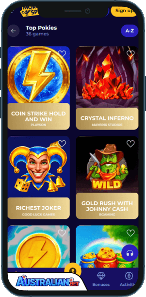 Morospin Casino Mobile app