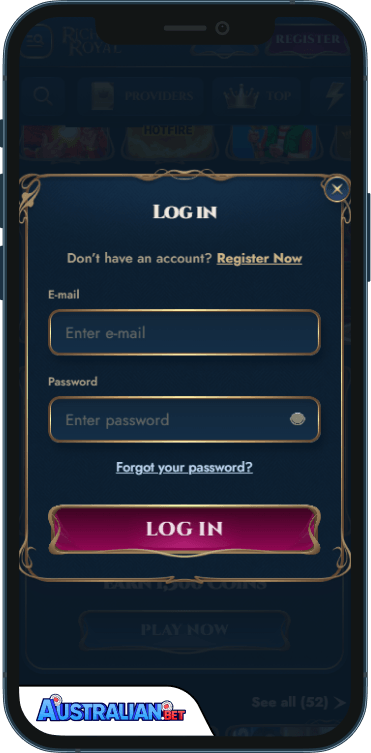 Rich Royal Casino Login