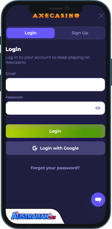 Axecasino Login