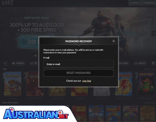 Godz Casino Problems Logging In
